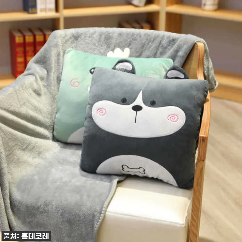 찐후기! 품절대란 예상! 쿠션담요 극 관련 이미지 1