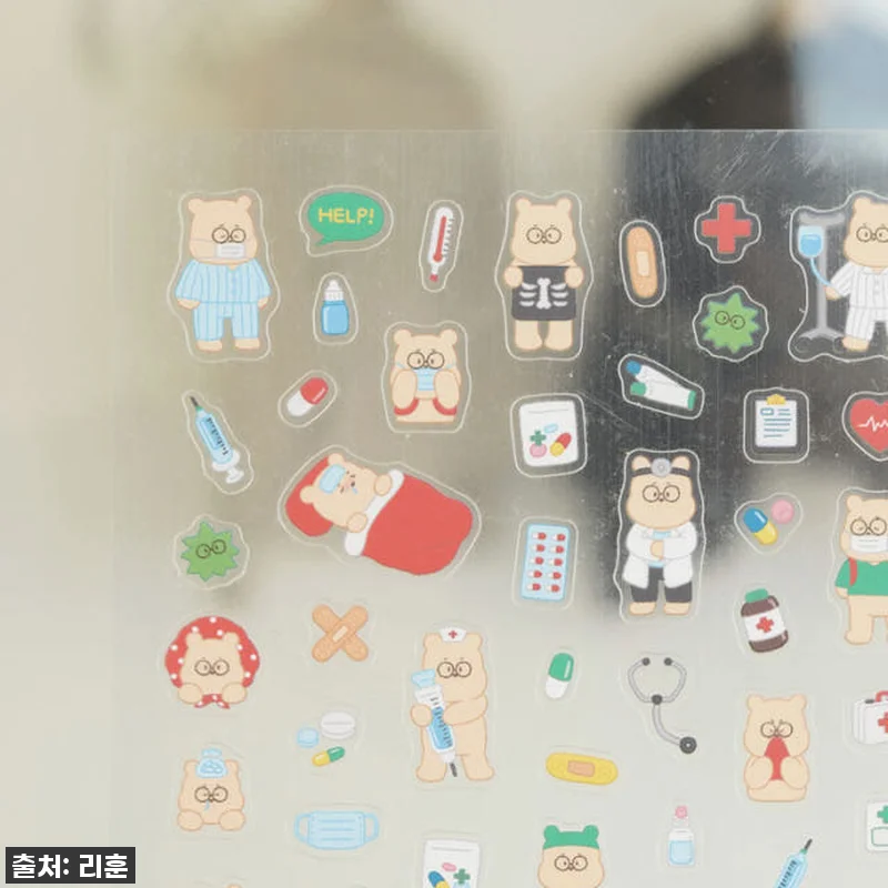 🐻 곰부 스티커팩 찐후기! 품절되기 관련 이미지 3