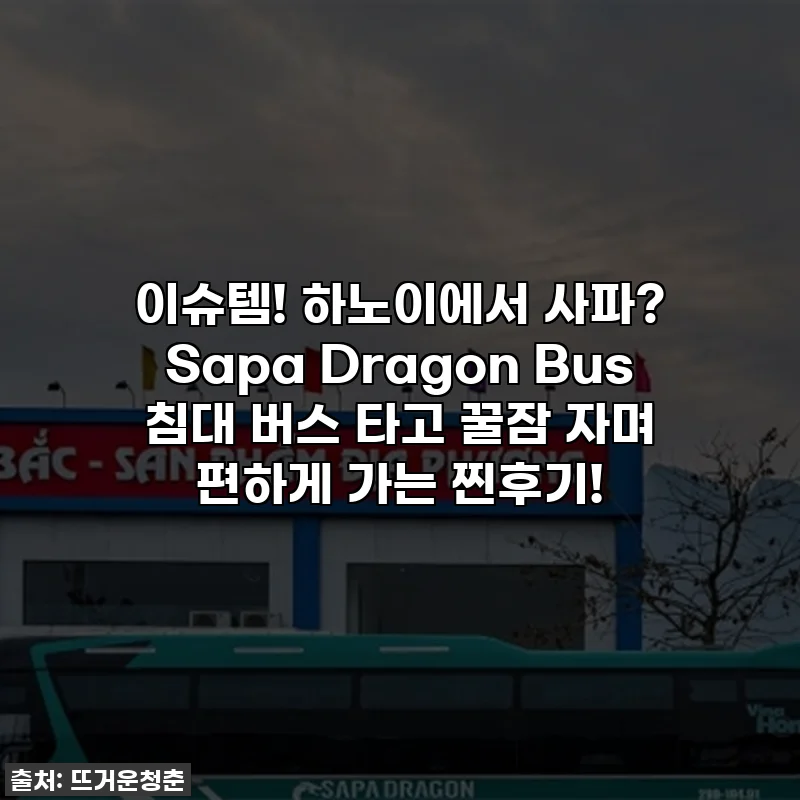 이슈템! 하노이에서 사파? Sapa Dragon Bus 침대 버스 타고 꿀잠 자며 편하게 가는 찐후기!