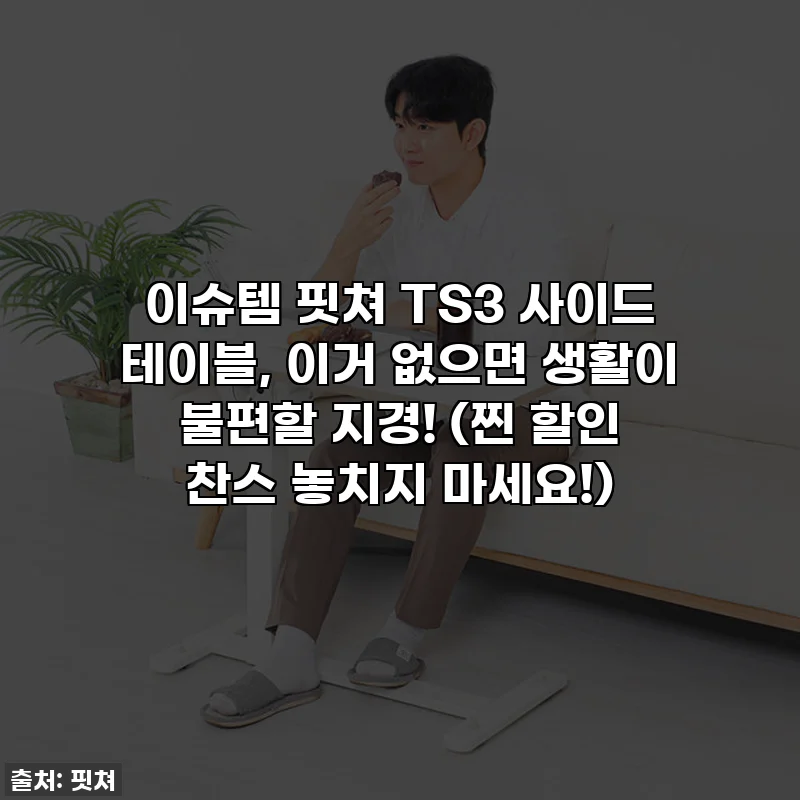 이슈템 핏쳐 TS3 사이드 테이블, 이거 없으면 생활이 불편할 지경! (찐 할인 찬스 놓치지 마세요!)