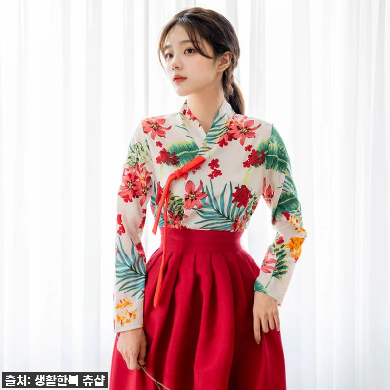🌸 오늘, 꽃처럼 화사하게! 생활한복 관련 이미지 1