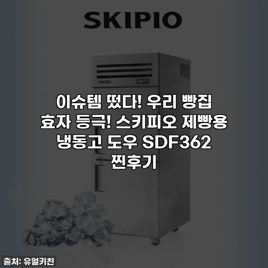 이슈템 떴다! 우리 빵집 효자 등극! 스키피오 제빵용 냉동고 도우 SDF362 찐후기