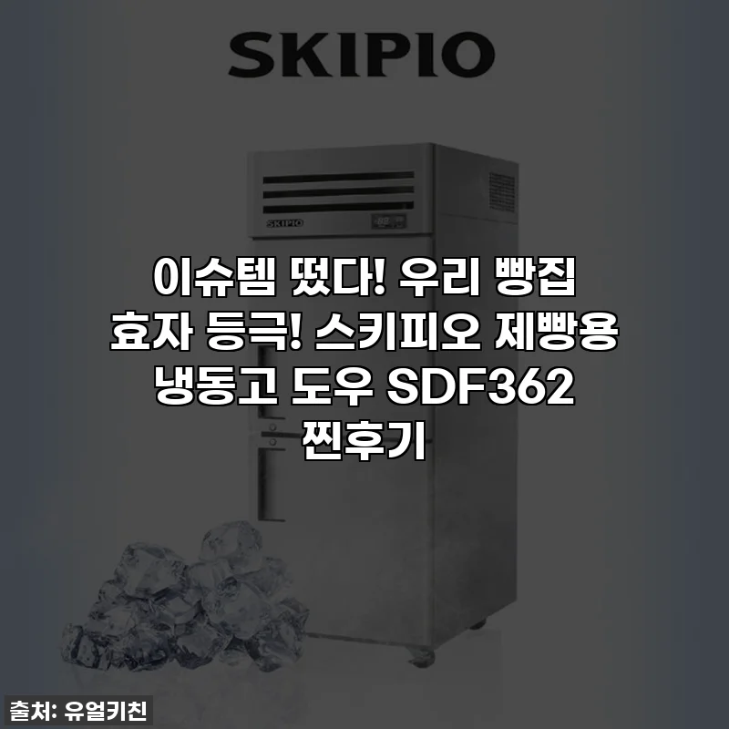 이슈템 떴다! 우리 빵집 효자 등극! 스키피오 제빵용 냉동고 도우 SDF362 찐후기