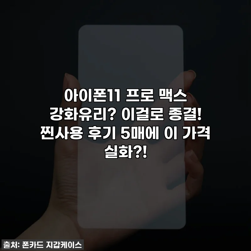 아이폰11 프로 맥스 강화유리? 이걸로 종결! 찐사용 후기 5매에 이 가격 실화?!