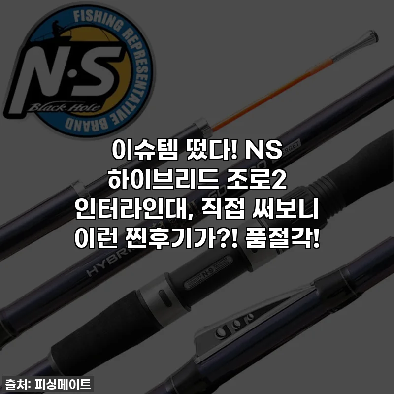 이슈템 떴다! NS 하이브리드 조로2 인터라인대, 직접 써보니 이런 찐후기가?! 품절각!