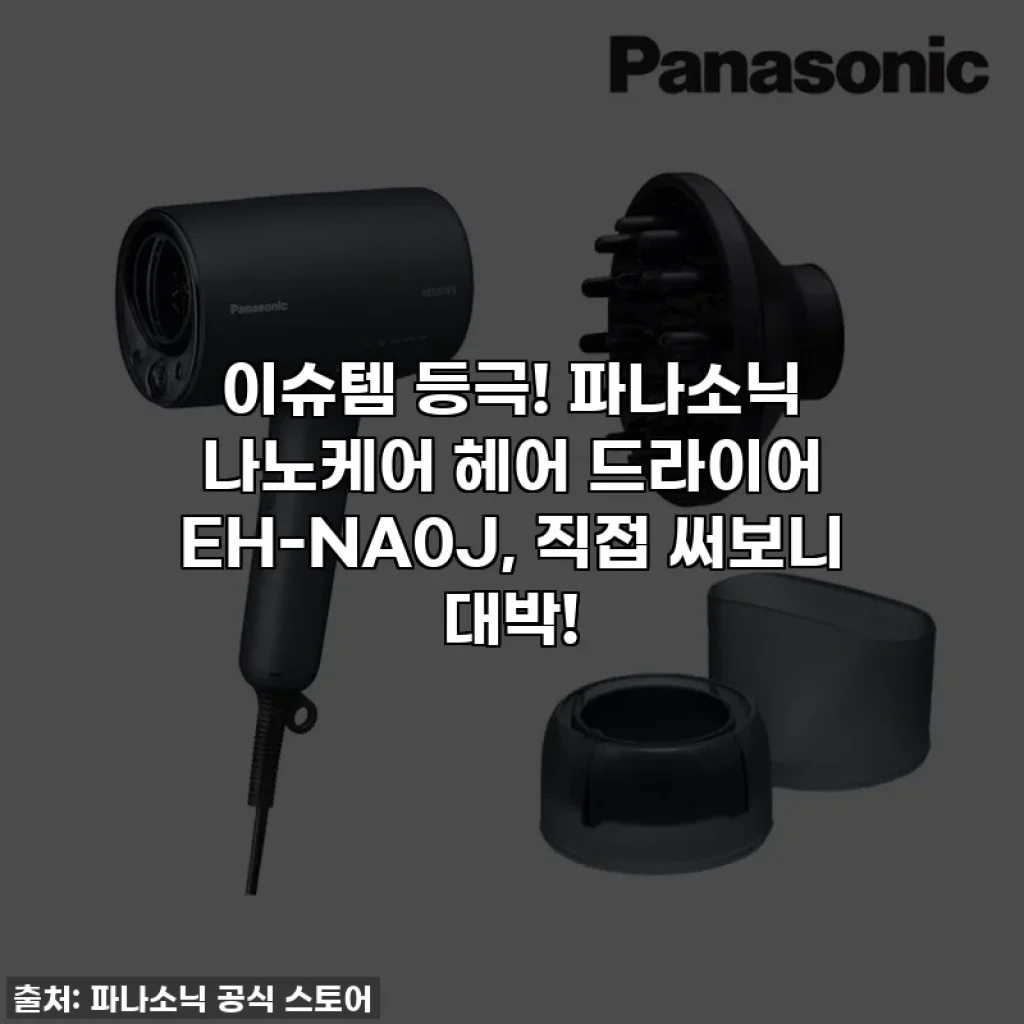 이슈템 등극! 파나소닉 나노케어 헤어 드라이어 EH-NA0J, 직접 써보니 대박!