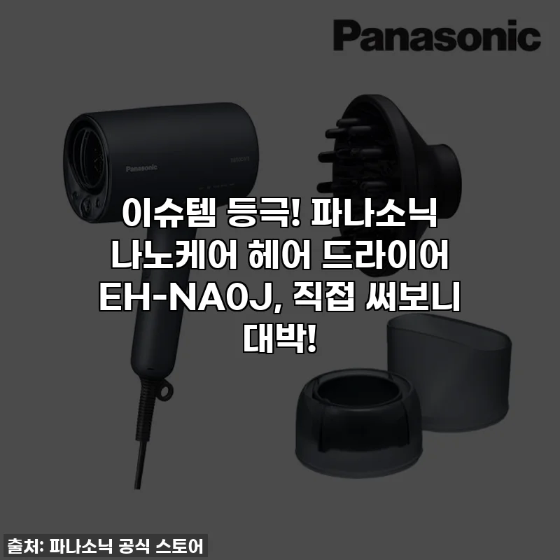 이슈템 등극! 파나소닉 나노케어 헤어 드라이어 EH-NA0J, 직접 써보니 대박!
