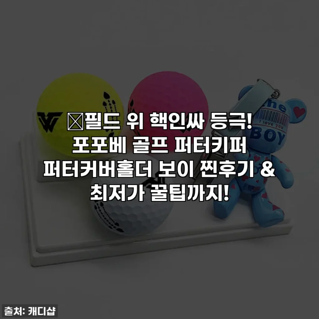 💖필드 위 핵인싸 등극! 포포베 골프 퍼터키퍼 퍼터커버홀더 보이 찐후기 & 최저가 꿀팁까지!