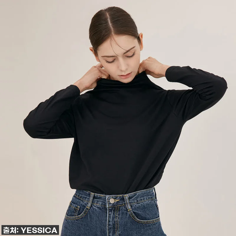 이 가격 실화?! 예시카 하프 하이넥 관련 이미지 1