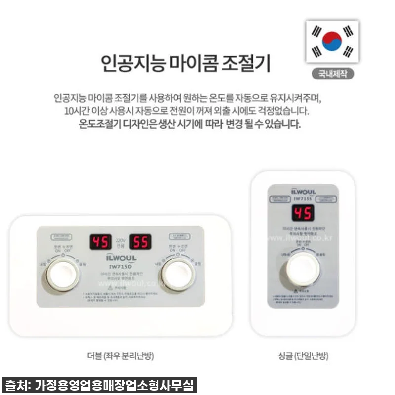 일월 싱글 침대용 전기 장판 소형 바 관련 이미지 1
