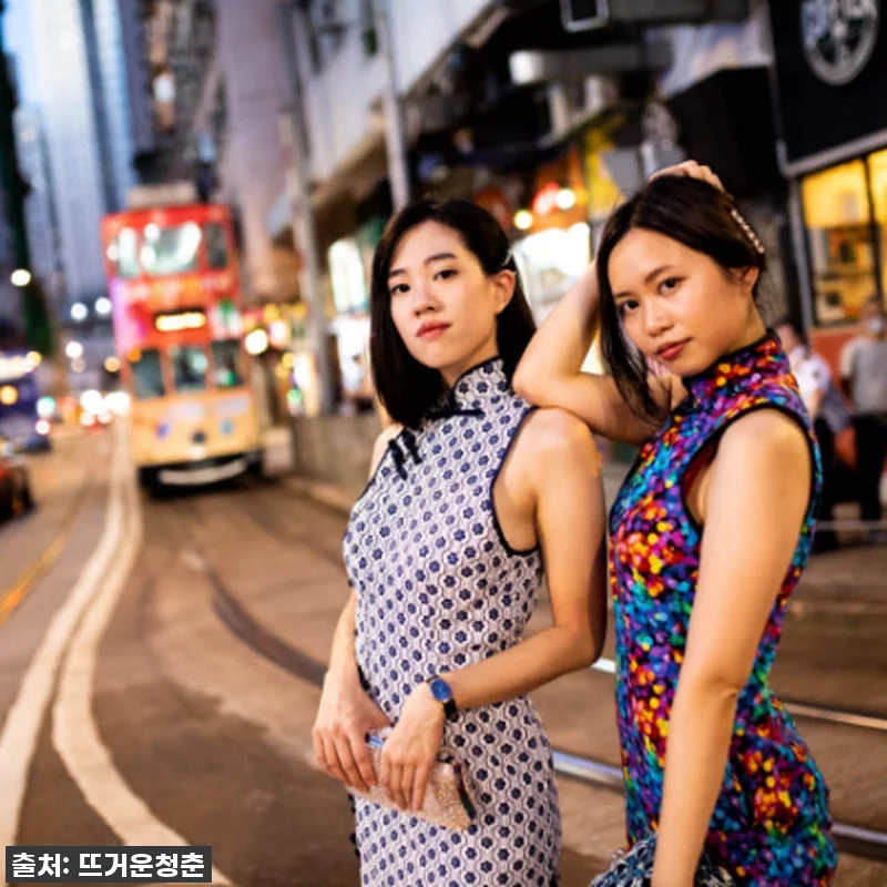 홍콩 룽셩 현지 수제 치파오 렌탈 관련 이미지 3