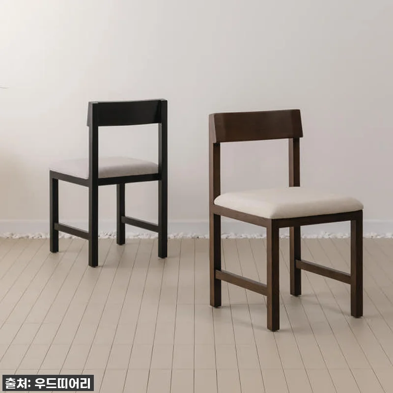 테이블의자 나무 원목 식탁 의자 패브 관련 이미지 3