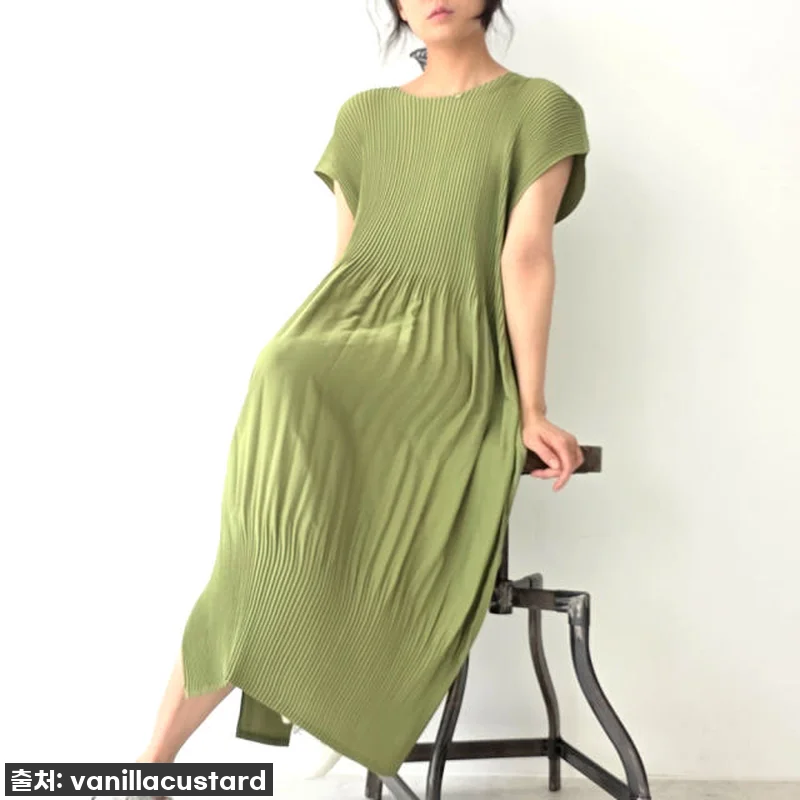 플리츠 한여름 88사이즈 오버핏 찰랑 관련 이미지 2