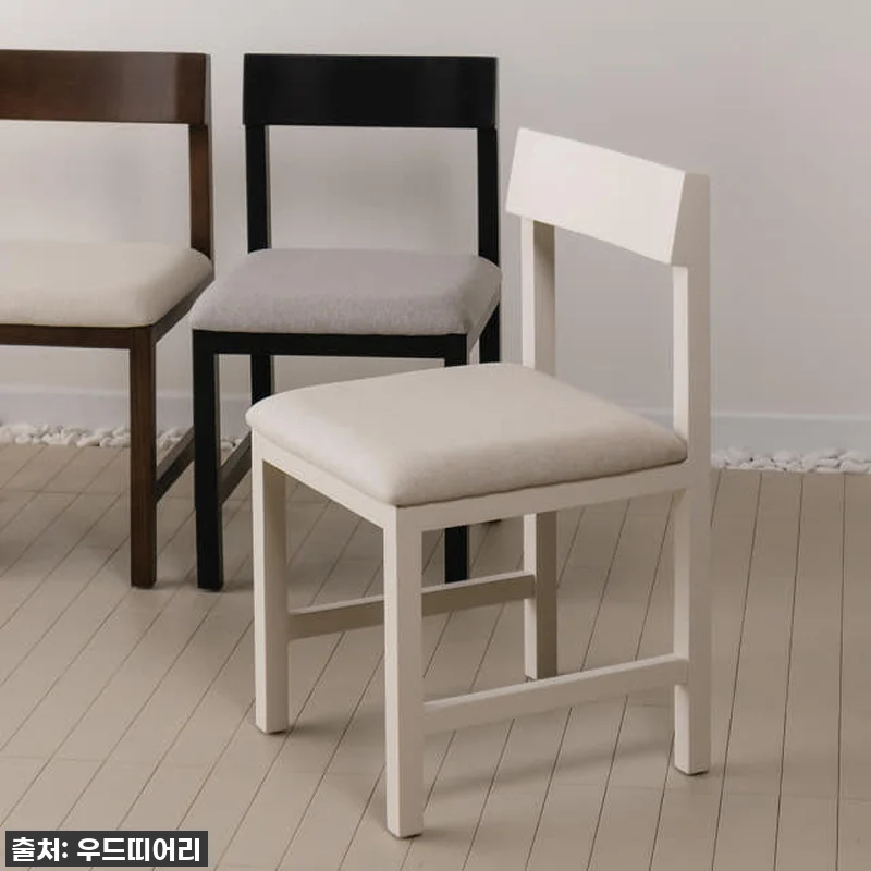 테이블의자 나무 원목 식탁 의자 패브 관련 이미지 4