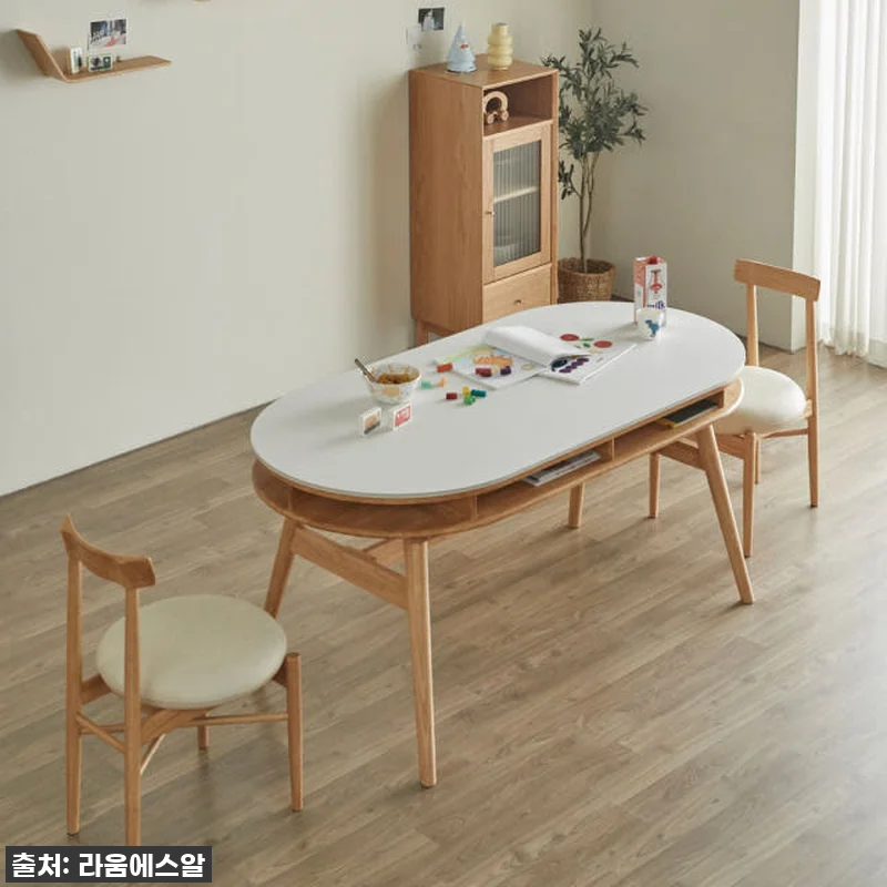 데이지 양면 원목 세라믹식탁 수납 직 관련 이미지 5
