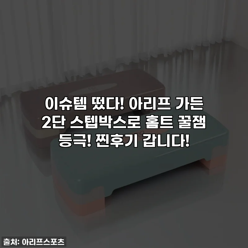 이슈템 떴다! 아리프 가든 2단 스텝박스로 홈트 꿀잼 등극! 찐후기 갑니다!