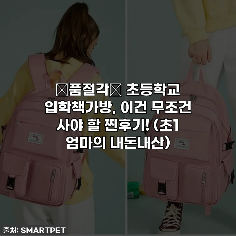🚨품절각🚨 초등학교 입학책가방, 이건 무조건 사야 할 찐후기! (초1 엄마의 내돈내산)