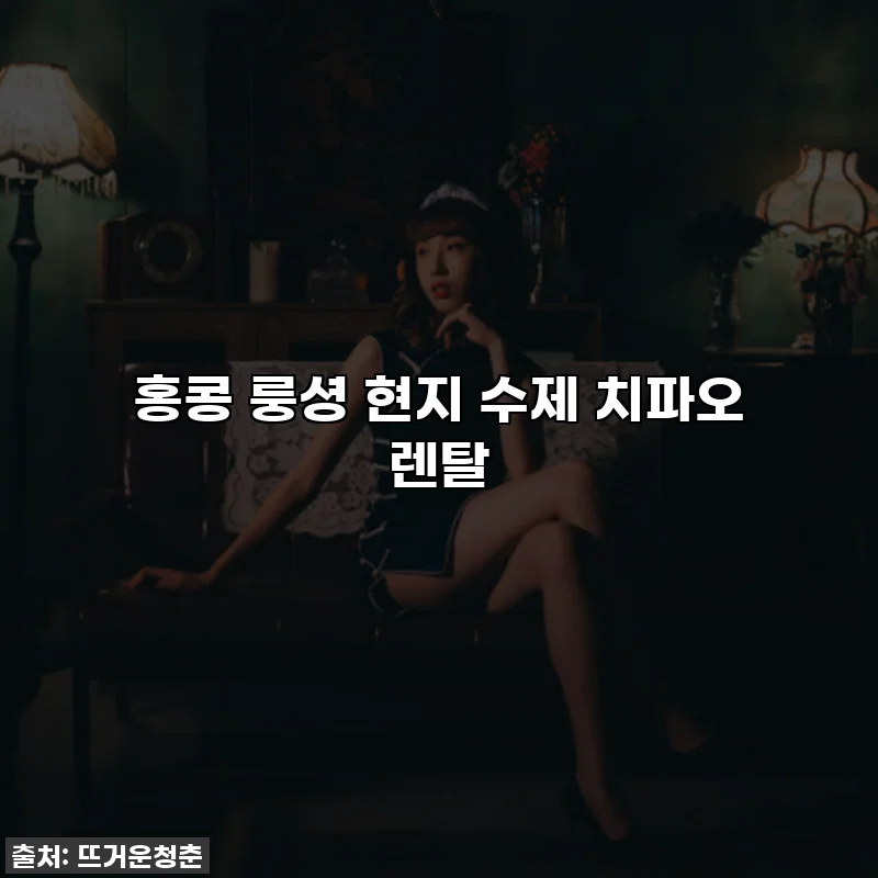 홍콩 룽셩 현지 수제 치파오 렌탈