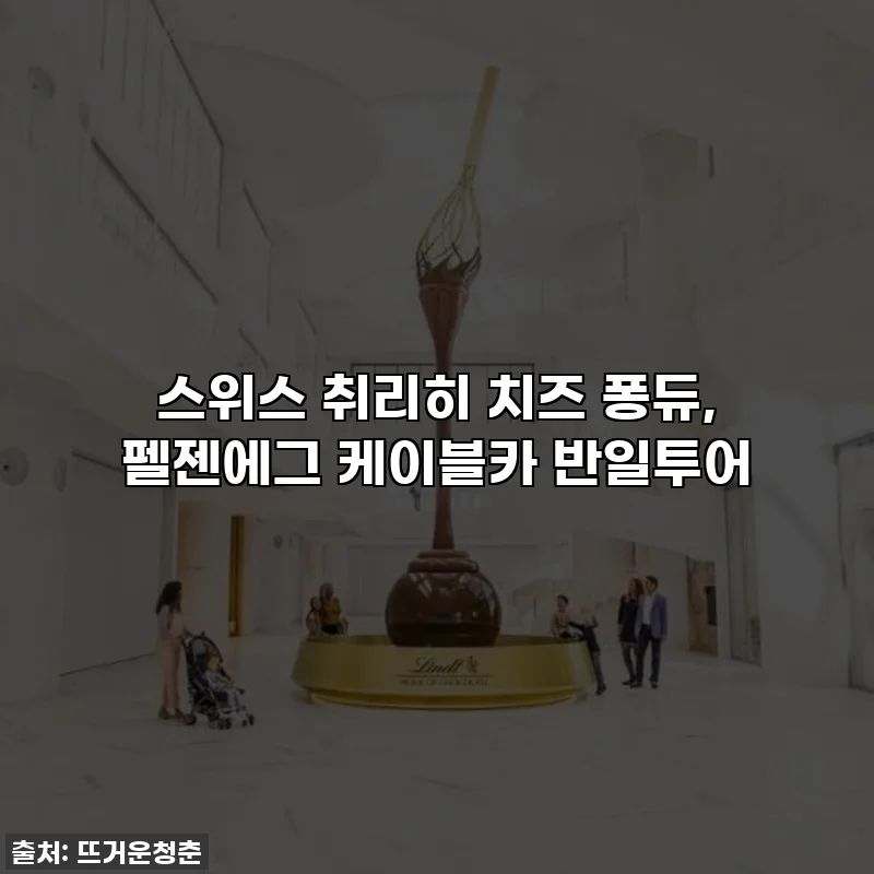 스위스 취리히 치즈 퐁듀, 펠젠에그 케이블카 반일투어
