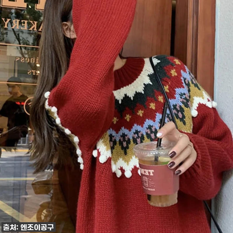 찐후기! 올겨울 품절각 '눈꽃 레드 관련 이미지 2