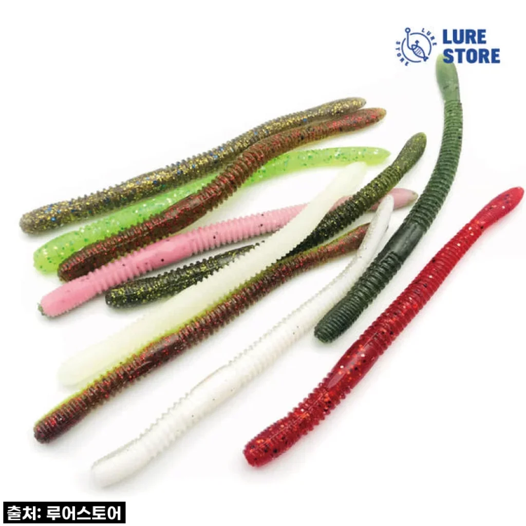 🎣찐후기! 루어스토어 꿈틀이웜, 왜 품절대란인지 직접 써보니 알겠네! (배스낚시 필수템)