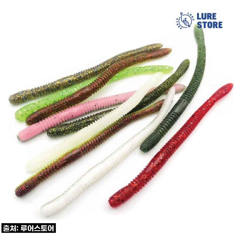 🎣찐후기! 루어스토어 꿈틀이웜, 왜 품절대란인지 직접 써보니 알겠네! (배스낚시 필수템)