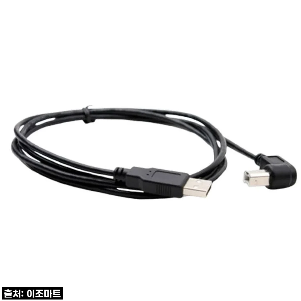 이슈템 등극! 좁은 공간도 완벽하게 활용하는 꺾인 USB AtoB 케이블, 찐후기 대방출!