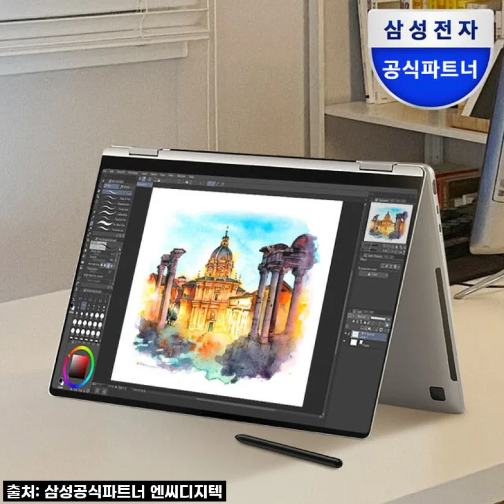 [혜택가 122만] 삼성전자 갤럭시북3 360 NT750QFT-A51A 인텔 i5 16G 256G 2in1 태블릿PC 고사양 영상편집 대학생 노트북