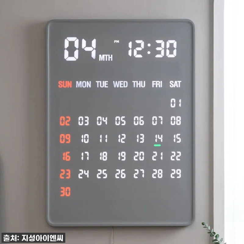 플라이토 전자달력 LED 벽걸이시계 관련 이미지 1