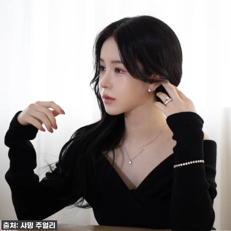 3부 천연 다이아 4프롱 귀걸이 사용 관련 이미지 1