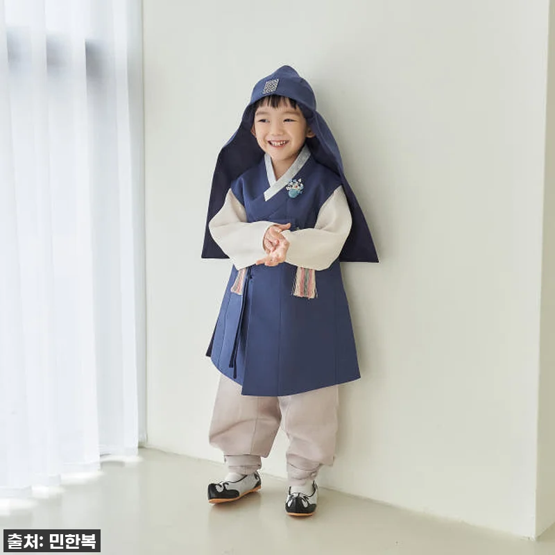 민한복 한별 프리미엄 남아 도령 한복 관련 이미지 1