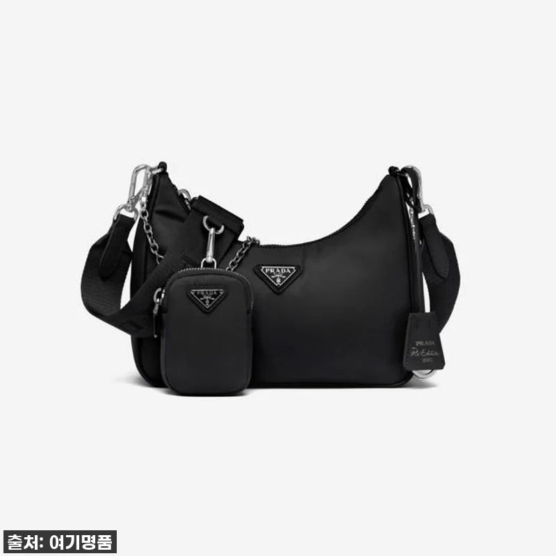 프라다 리나일론 미니 호보백 1NE5 관련 이미지 2