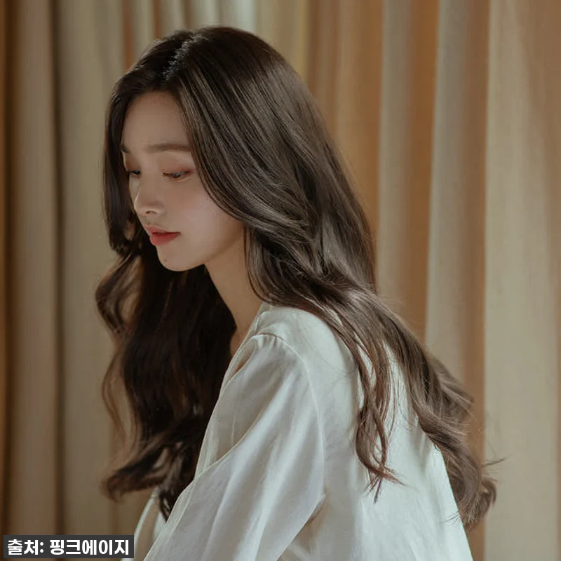 환상의 변신! 수제 통가발 로즈펌 롱 관련 이미지 2