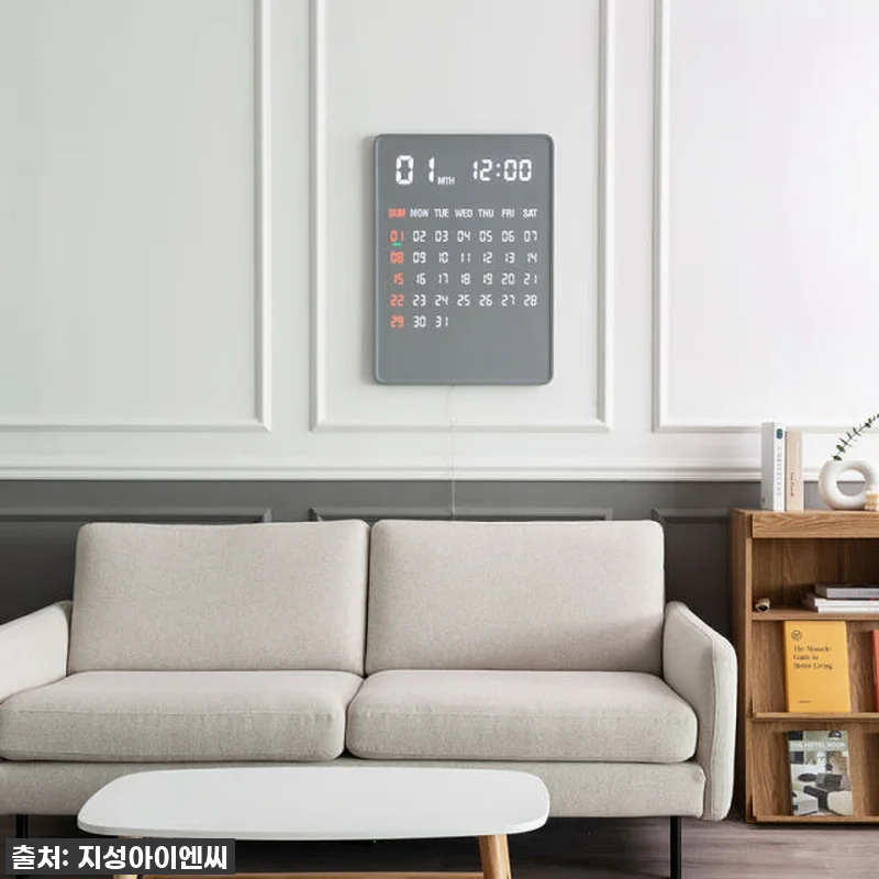플라이토 전자달력 LED 벽걸이시계 관련 이미지 4