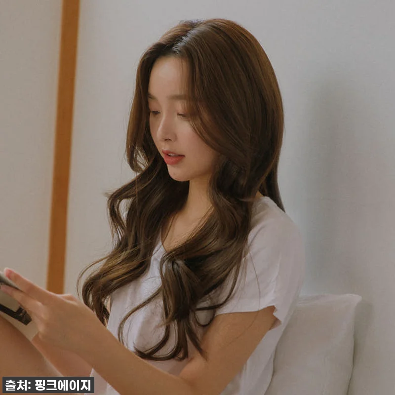 환상의 변신! 수제 통가발 로즈펌 롱 관련 이미지 4