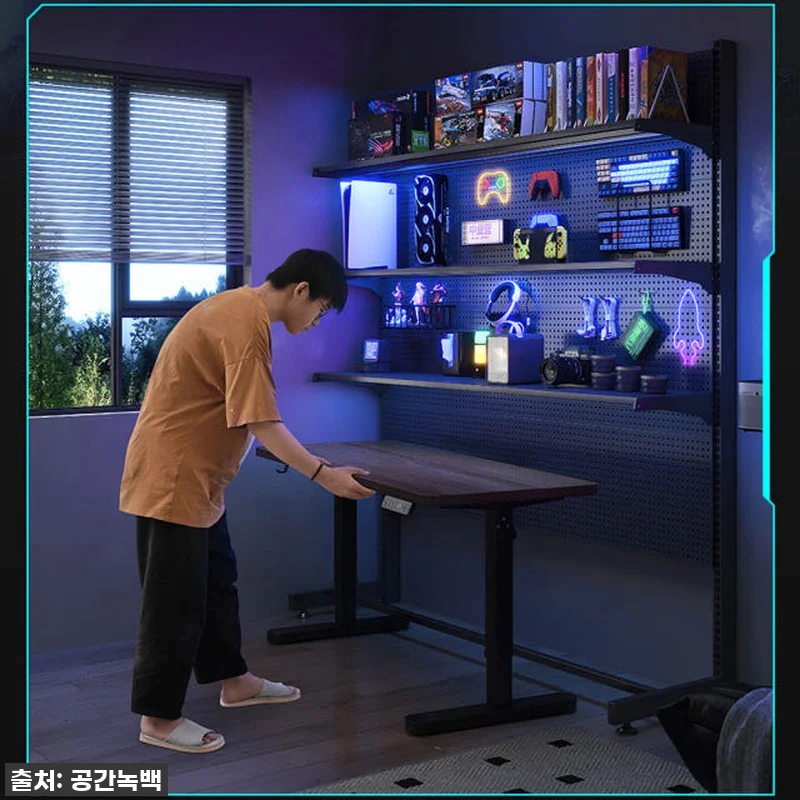 공간녹백 스탠드 타공 판 보드 페그 관련 이미지 4
