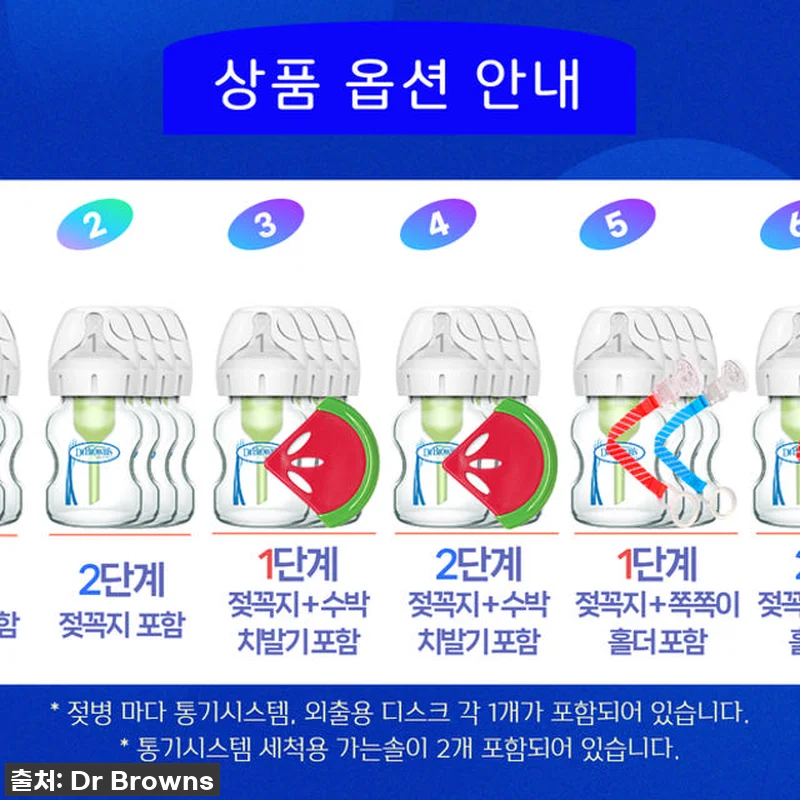 닥터브라운 유리 베이직 젖병 와이드넥 관련 이미지 8
