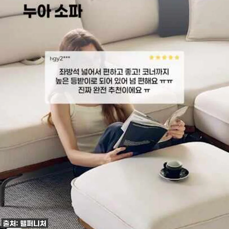 누아 듀얼 스윙 소파 천연원목 이지클 관련 이미지 10