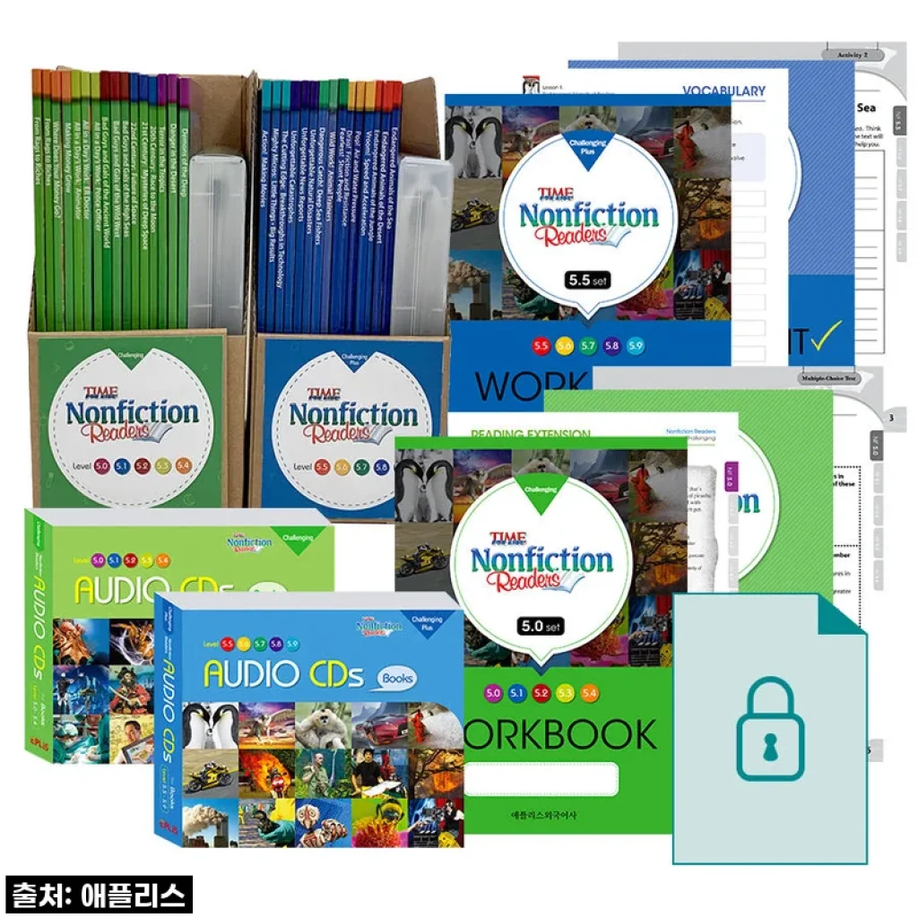 초등 영어 논픽션, 이걸로 쭉쭉 성장! [애플리스외국어사] Time for Kids Level 5 세트, 직접 써보니 대만족!