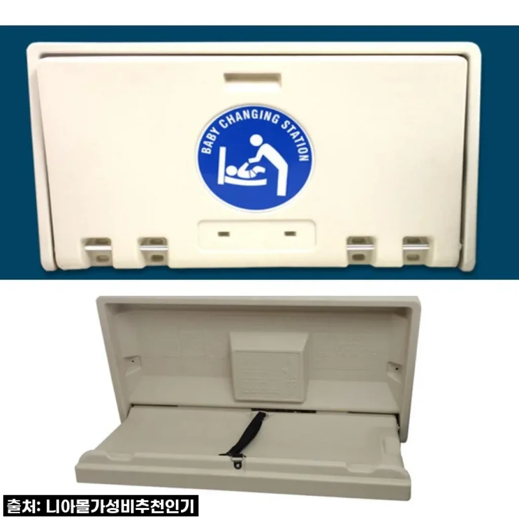 육아맘의 허리를 지켜준 마법! 가로형 설치 기저귀대, 직접 써보니 이렇게 편할 수가 없네요!