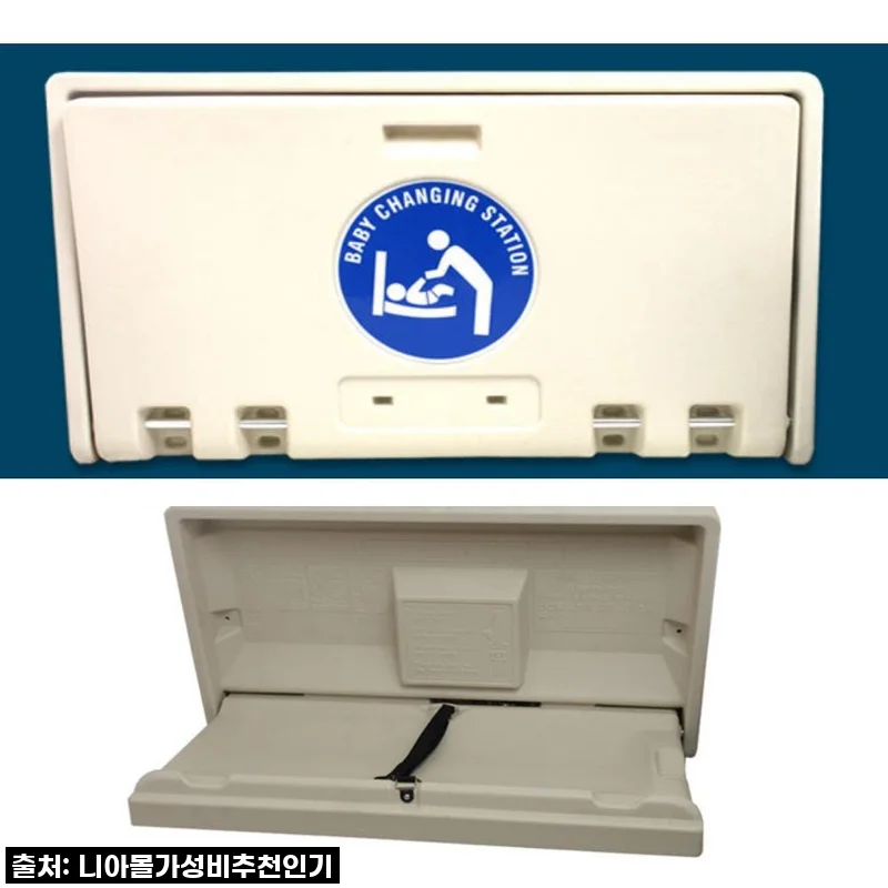 육아맘의 허리를 지켜준 마법! 가로형 설치 기저귀대, 직접 써보니 이렇게 편할 수가 없네요!