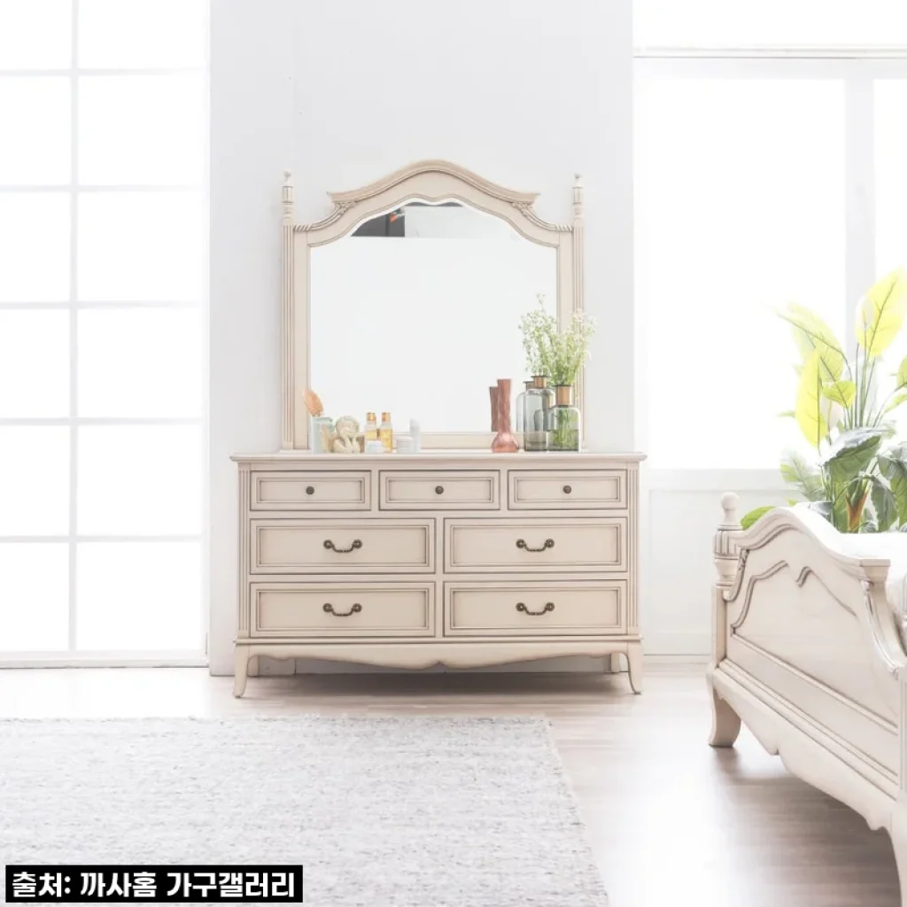 까사홈 샤넬르 아이보리 엔틱 화장대, 우리 집의 로망이 현실이 되다!