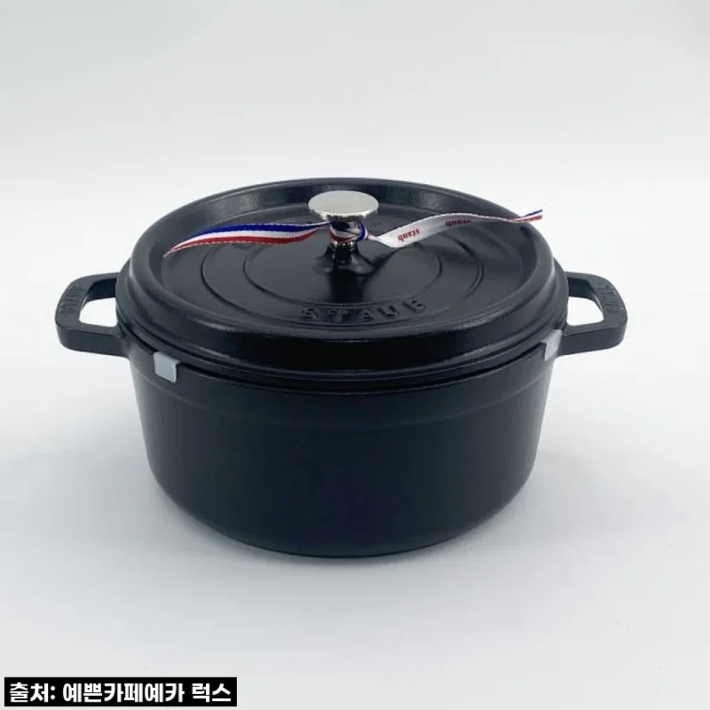 스타우브 B품 원형 꼬꼬떼 24cm 매트블랙 사용후기와 솔직한 경험담