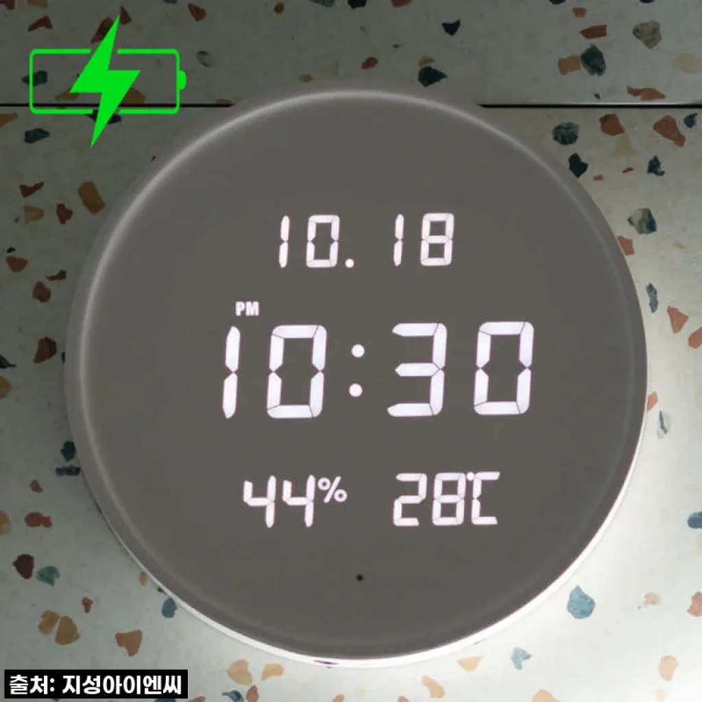 플라이토 WIFI 100%무선 LED 벽시계, 직접 써본 솔직한 사용후기