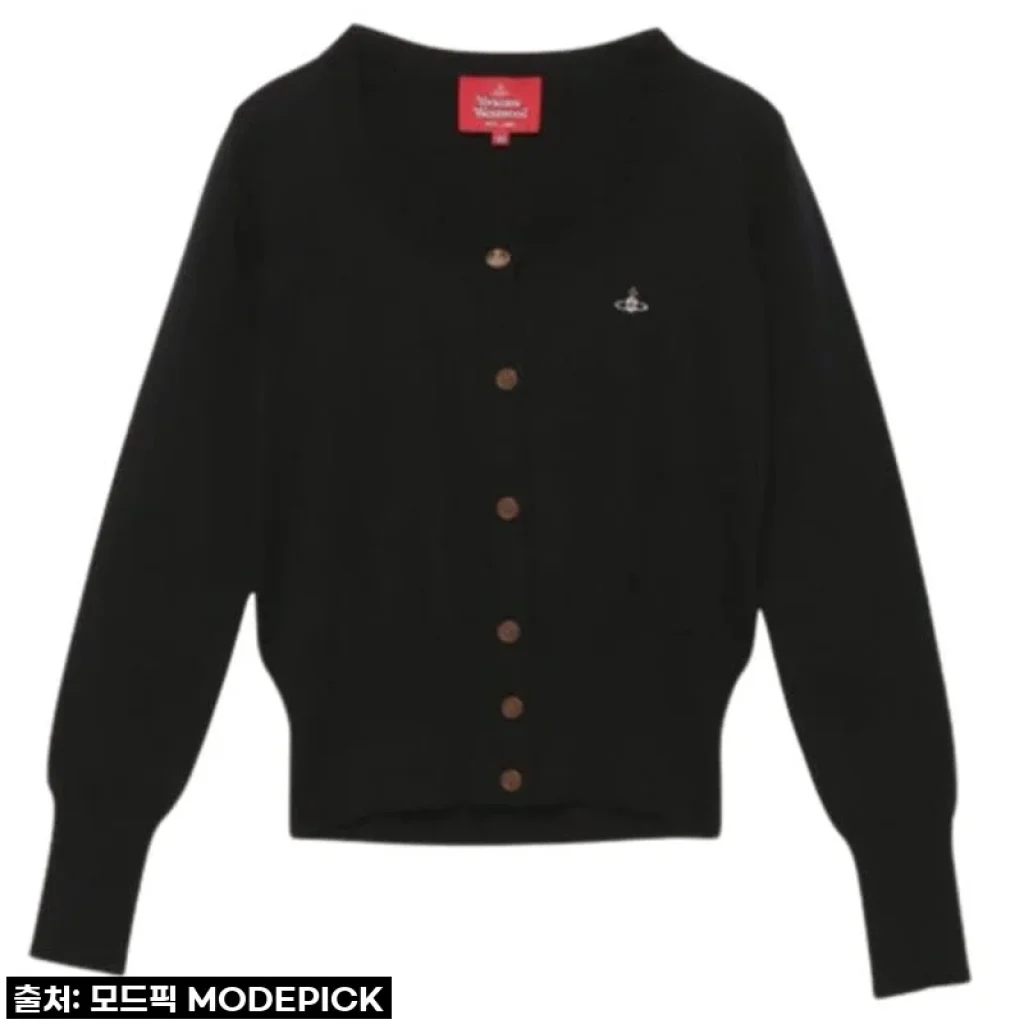 비비안웨스트우드 Organic cotton basic knit round neck 가디건 사용후기