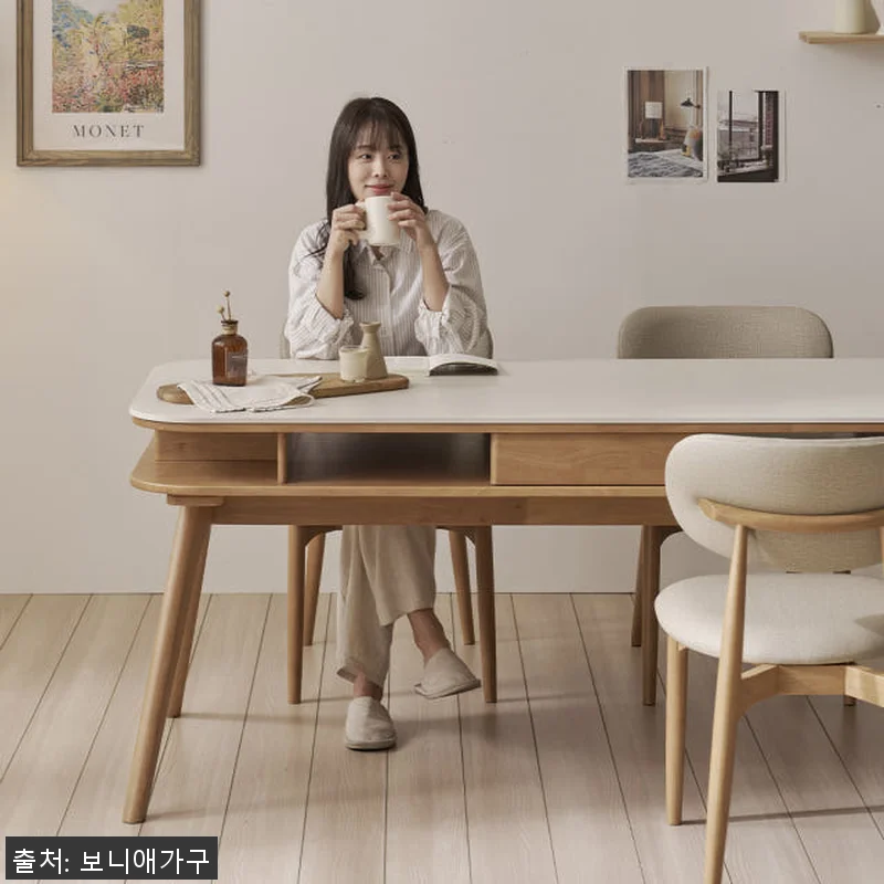 오슬로 6인용 원목 수납 포세린 세라 관련 이미지 1