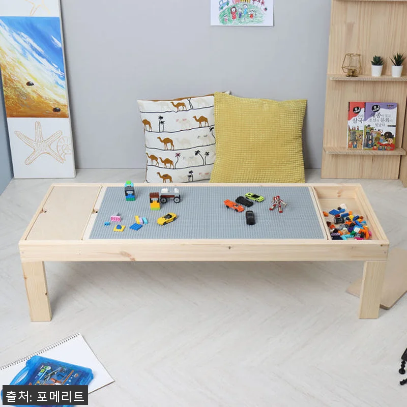 원목 레고 테이블 대 + 호환블럭판2 관련 이미지 1