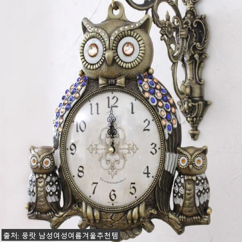 북유럽 코너시계 거실인테리어시계 양면 관련 이미지 1