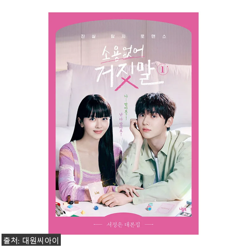 대원씨아이 '소용없어 거짓말 대본집 관련 이미지 1