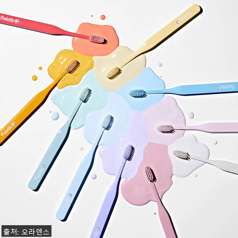 오라덴스 팔레트칫솔 파스텔 소프트 1 관련 이미지 1